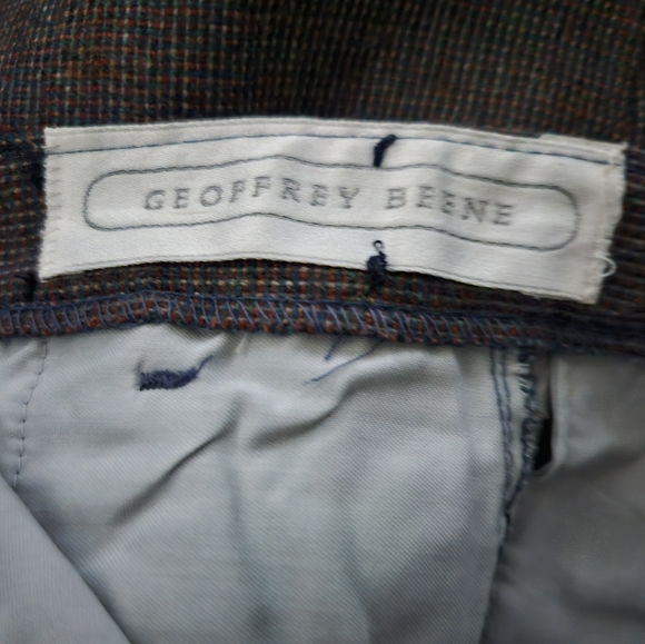 NWOT - Vintage Geoffrey Beene Wool Flannel Dress Pants - Picture 5 of 5